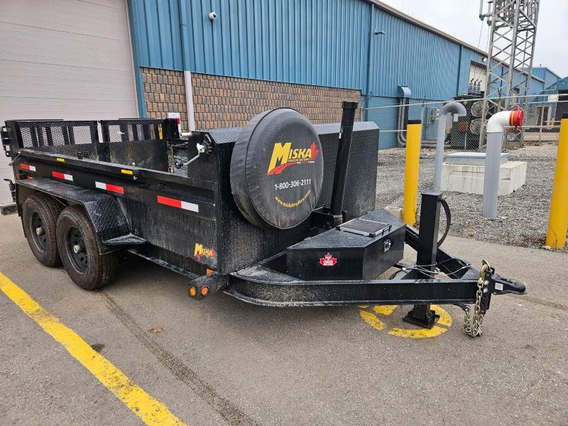2024 Miska 7 Ton Contractor Dump Trailer